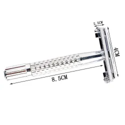 Shaving razor - double edge - with one blade