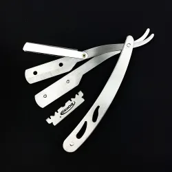 Professionel retro barbermaskine - foldbar barbermaskine - med et blad