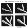 Professionel retro barbermaskine - foldbar barbermaskine - med et blad