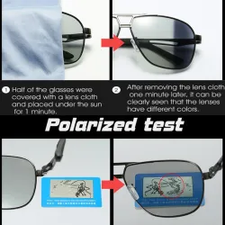 Photochrome Sonnenbrille - polarisiert - Tag / Nacht fahren - UV400