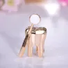 Zahnarztspiegel / Zahn - elegante Brosche