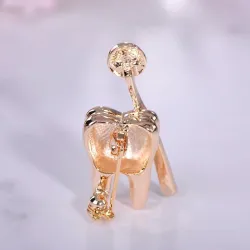Dentist mirror / tooth - elegant brooch