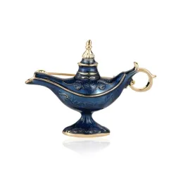 Aladdin's magic lamp - elegant brooch