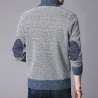 Thick warm sweater - short jacket with zipper - cashmere / wool / fleece
