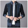Thick warm sweater - short jacket with zipper - cashmere / wool / fleece
