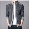 ChaquetasThick warm sweater - short jacket with zipper - cashmere / wool / fleece