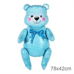 Baby shower - ballons - ours en peluche / poussette - pour garçons / filles