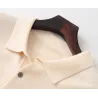 Męski sweter POLO - t-shirt z guzikami - kaszmirBluzy & Swetry