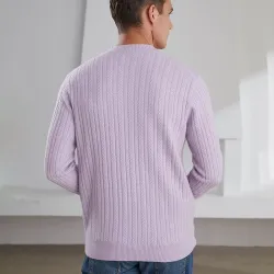 Elegancki sweter męski - czysty kozi kaszmirBluzy & Swetry