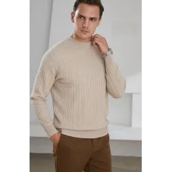 Elegancki sweter męski - czysty kozi kaszmirBluzy & Swetry