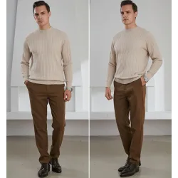 Elegancki sweter męski - czysty kozi kaszmirBluzy & Swetry