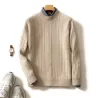 Elegancki sweter męski - czysty kozi kaszmirBluzy & Swetry