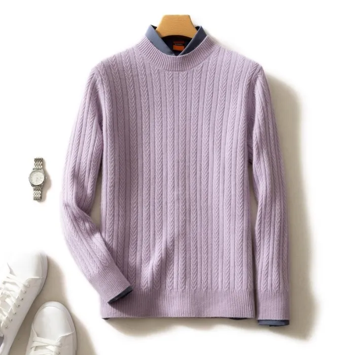 Hoodies & SudaderaElegant men's sweater - pure goat cashmere