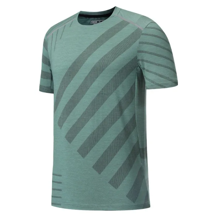 Heren sport t-shirt - elastisch - sneldrogend - grafische printT-Shirts