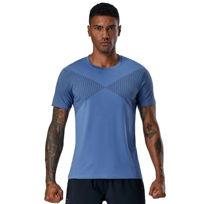 Koszulka sportowa męska - szybkoschnąca - elastyczna - kompresyjnaT-shirt