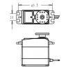DS3218 / PRO - hoge snelheid - digitaal / baja servo - 20KG/.09S voor 1/8 1/10 RC auto's - waterdichtR/C Auto