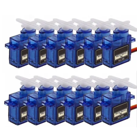 Mini micro servo tester - metal gear - voor RC 250 450 helikopter / vliegtuig / auto - SG90 / MG90S - 9gVliegtuig
