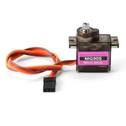 MG90S / SG90 Servo - Metallgetriebe - 9g - für RC Hubschrauber / Flugzeug / Boot / Auto / Roboter