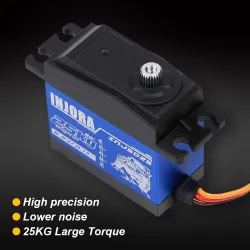 INJS025 - 25KG / 35KG - metalen tandwiel - groot koppel - digitale servo - voor RC Car Crawler SCX10 / TRX4R/C Auto