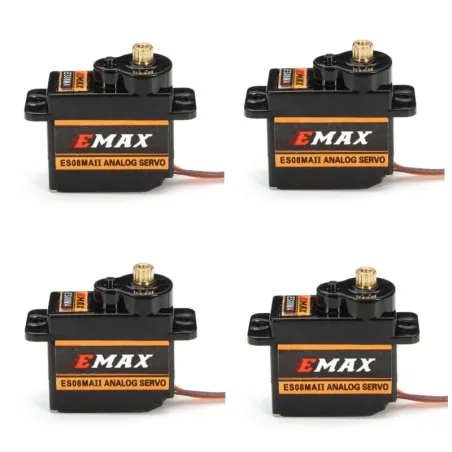 Originele EMAX ES08MA II 12g - mini metal gear - analoge servo - voor RC speelgoedR/C helikopters