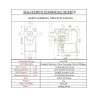 Helicópteros R/COriginal EMAX ES08MA II 12g - mini metal gear - analog servo - for RC toys