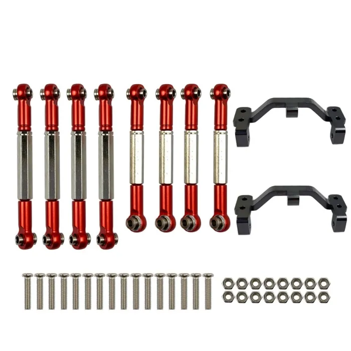 WPL - B1 B-1 B14 B-14 B24 B-24 C14 C24 - 1/16 RC Auto Ersatzteile - Metallzugstange / Lenkzugstangenservo / Basis