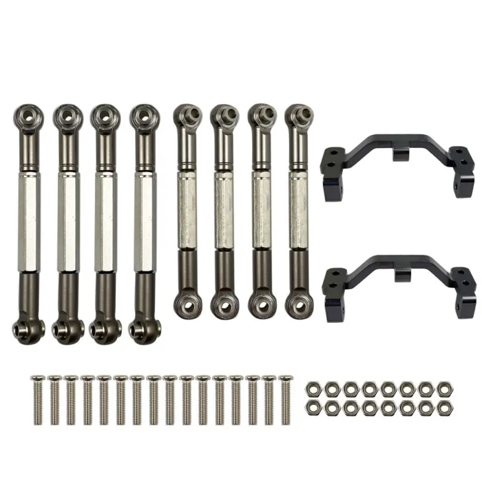 WPL - B1 B-1 B14 B-14 B24 B-24 C14 C24 - 1/16 RC auto onderdelen - metalen trekstang / stuur trekstang servo / basisR/C Auto