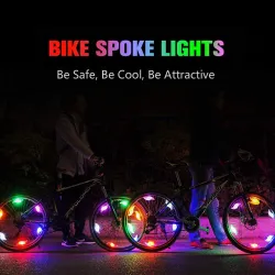 Fahrrad-Radspeichenlicht - LED - Sicherheits- / Warnlicht - wasserdicht