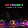 Fahrrad-Radspeichenlicht - LED - Sicherheits- / Warnlicht - wasserdicht