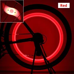 Fahrrad-Radspeichenlicht - LED - Sicherheits- / Warnlicht - wasserdicht