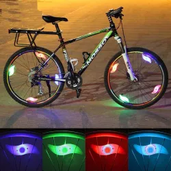 Fahrrad-Radspeichenlicht - LED - Sicherheits- / Warnlicht - wasserdicht