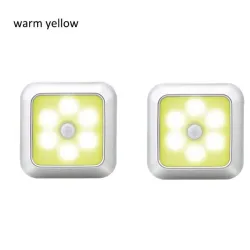 LED lamp - met PIR bewegingssensor - voor wand / meubel / trap - 2 stuksWandlampen
