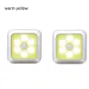 LED-Lampe - mit PIR-Bewegungsmelder - für Wand / Möbel / Treppe - 2 Stück