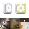 LED lamp - with PIR motion sensor - for wall / furniture / stairs - 2 pieces