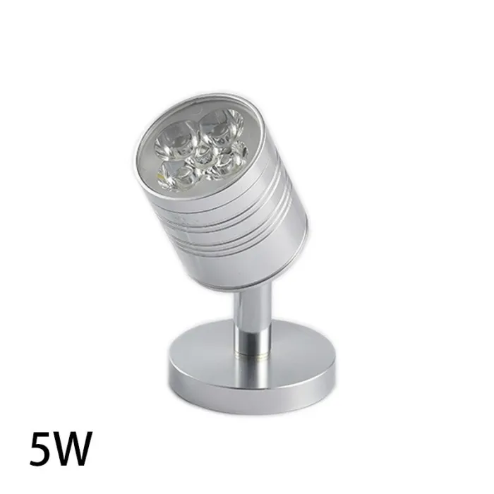 Nowoczesna lampa ścienna LED - obrotowa - 1 / 3 / 5 głowicKinkiety