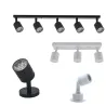 Nowoczesna lampa ścienna LED - obrotowa - 1 / 3 / 5 głowicKinkiety