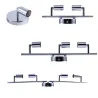 Lampa sufitowa / ścienna - obrotowa - regulacja 360 stopni - podstawa GU10 - stal nierdzewnaKinkiety