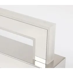 Nowoczesne oświetlenie lustra łazienkowego - LED - lampa ze stali nierdzewnej - 9W - 42cmKinkiety
