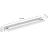 Nowoczesne oświetlenie lustra łazienkowego - LED - lampa ze stali nierdzewnej - 9W - 42cmKinkiety