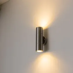 ApliquesLED wall light - stainless steel lamp - up / down lightning