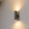 LED wall light - stainless steel lamp - up / down lightning