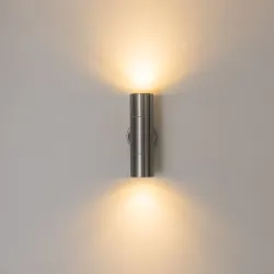 ApliquesLED wall light - stainless steel lamp - up / down lightning