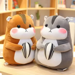 Animales de pelucheAlmohada con forma de hámster - peluche