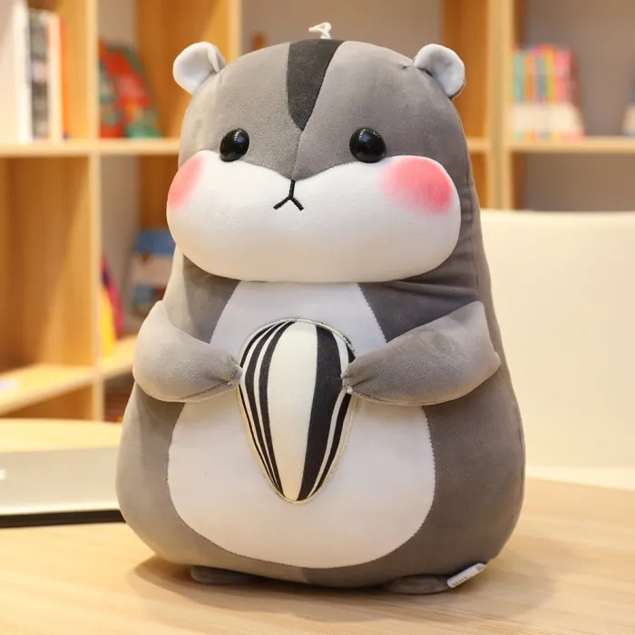 Animales de pelucheAlmohada con forma de hámster - peluche