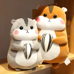 Animales de pelucheAlmohada con forma de hámster - peluche