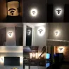 Nowoczesna akrylowa lampa ścienna - LED - WiFi designKinkiety