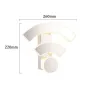 Nowoczesna akrylowa lampa ścienna - LED - WiFi designKinkiety