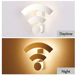 Nowoczesna akrylowa lampa ścienna - LED - WiFi designKinkiety