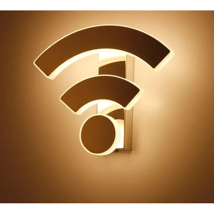 Nowoczesna akrylowa lampa ścienna - LED - WiFi designKinkiety