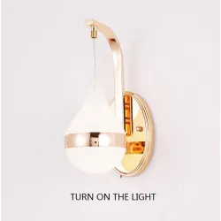 Modern LED wall light - sconce - gold ironWall lights